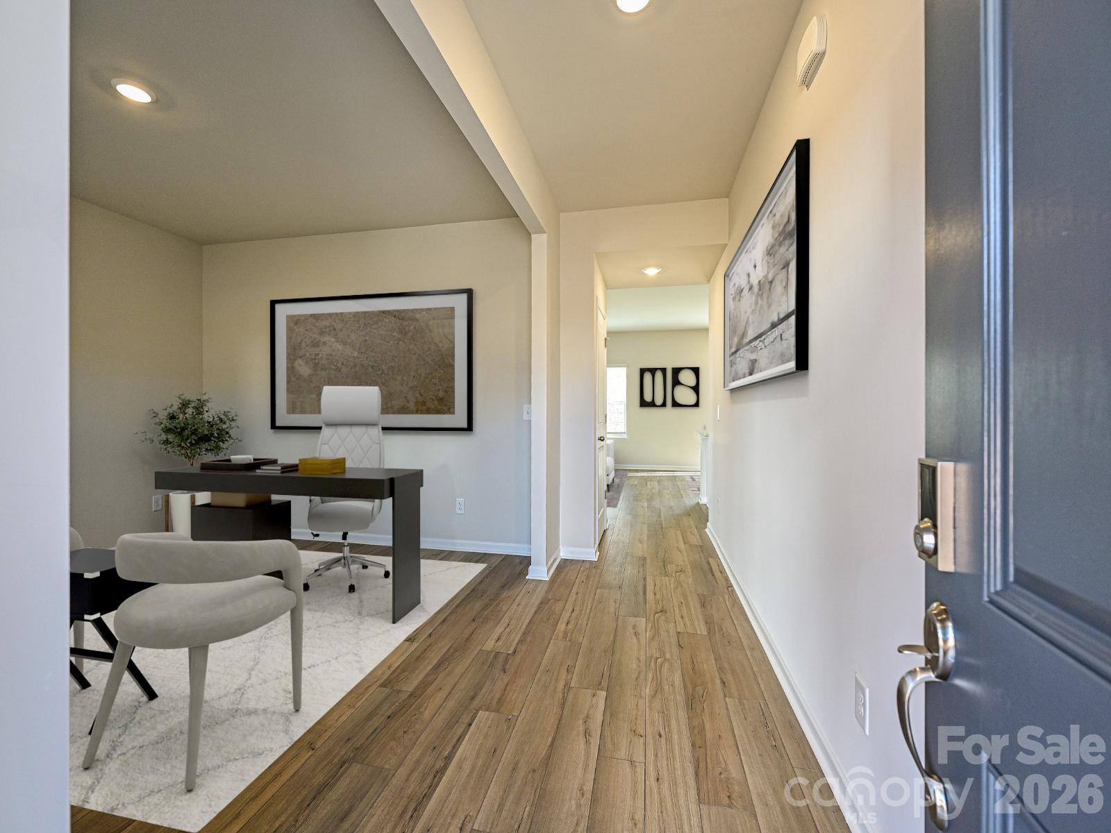 Photo is not of the actual home, but is an inspirational photo of builder’s model home and may depict options, furnishings, and/or decorator features that are not included. - 1601 Harper Landing Boulevard, Stanley