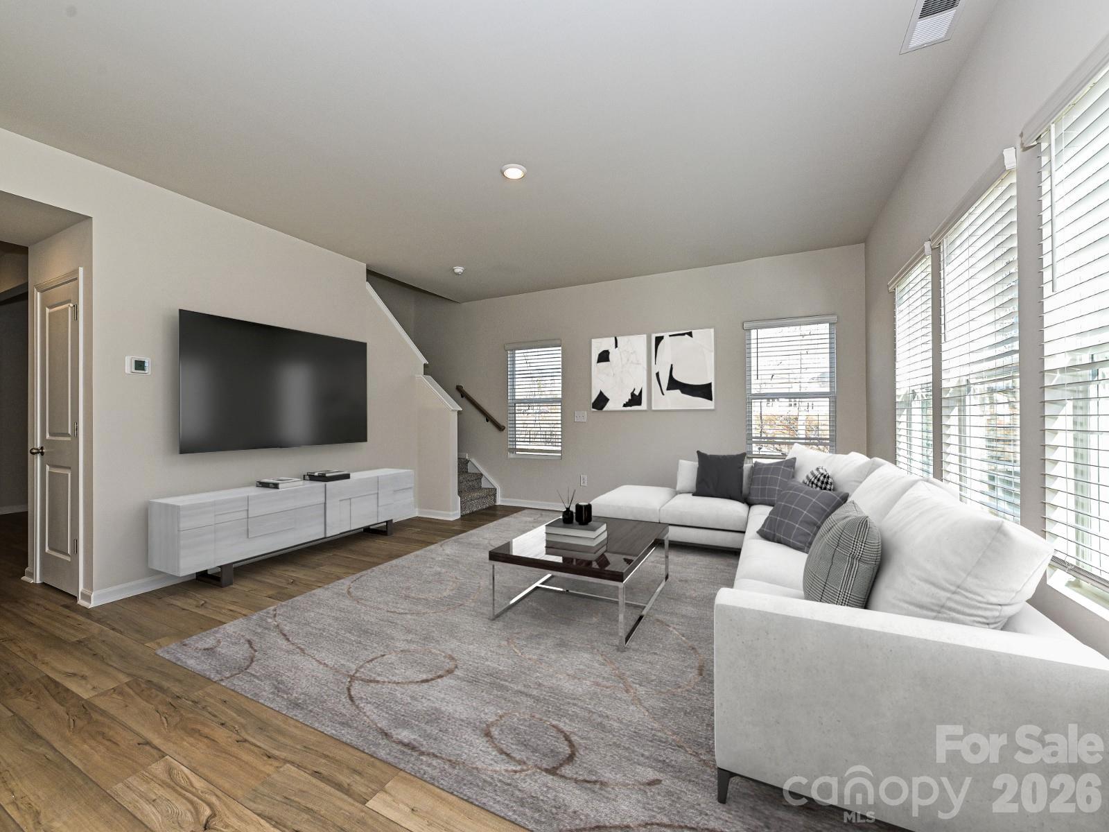 Photo is not of the actual home, but is an inspirational photo of builder’s model home and may depict options, furnishings, and/or decorator features that are not included. - 1601 Harper Landing Boulevard, Stanley