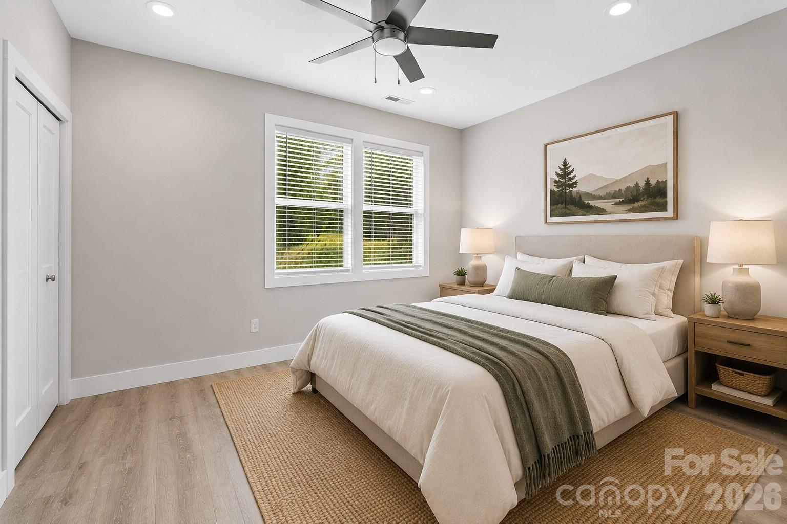Bedroom 1 Unit A - 128 Rock Hill Road, Asheville