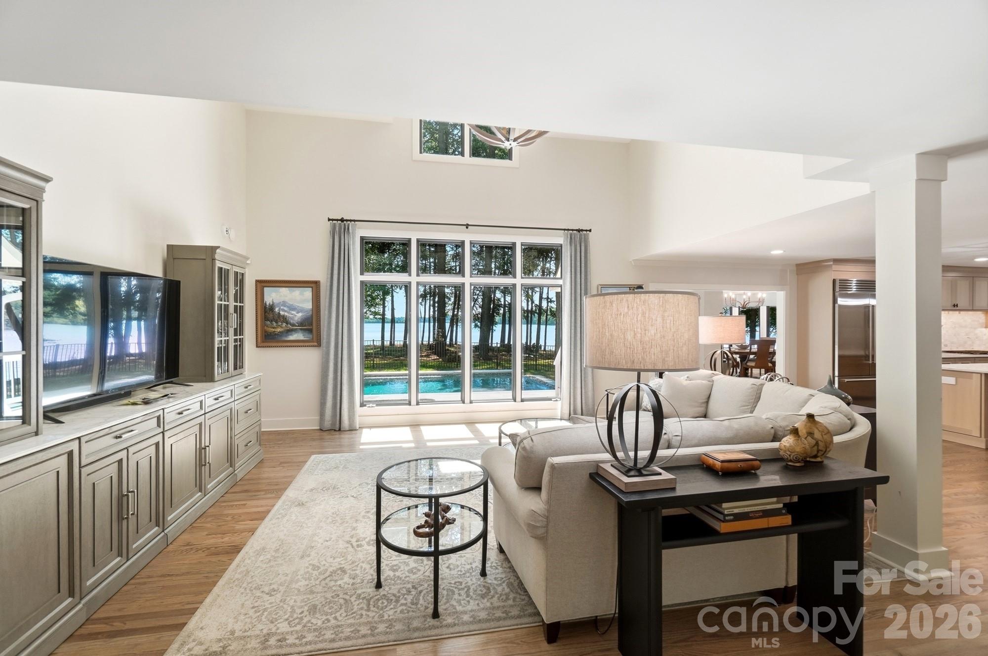 Waterfront views as soon as you enter the home - 9265 Belle Pines Court, Sherrills Ford