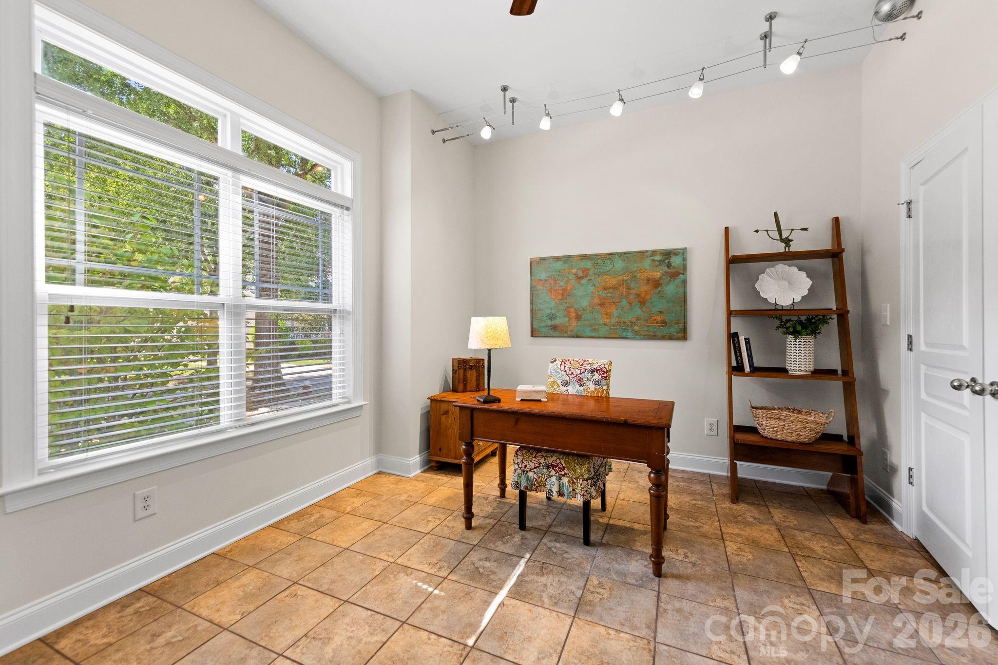 Study or Bedroom with french doors - 4002 Ladys Secret Drive, Indian Trail