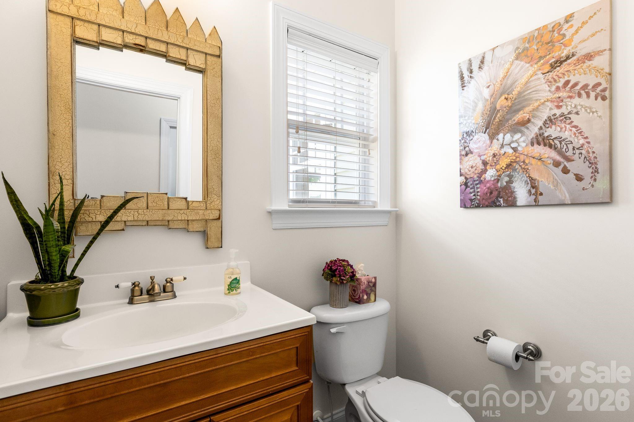 Main level Powder Room - 4002 Ladys Secret Drive, Indian Trail