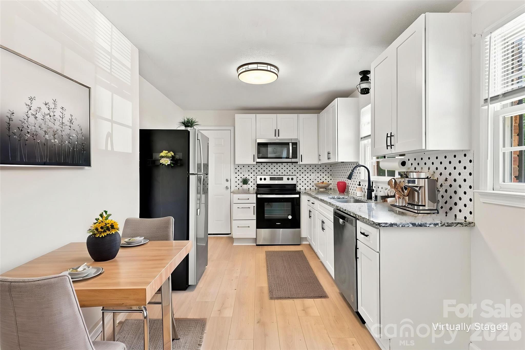 Virtually Staged Kitchen - 411 E Tennessee Avenue, Bessemer City