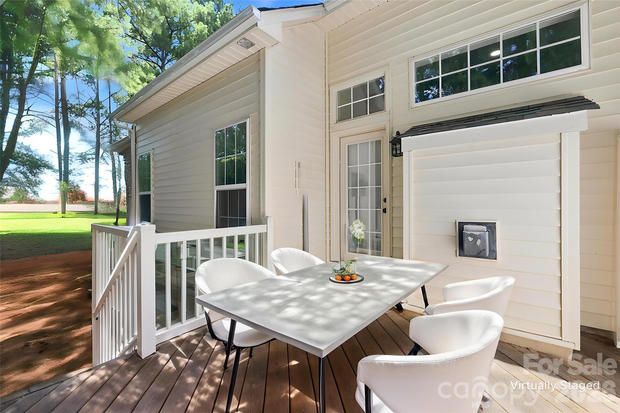 Virtually Staged Deck - 121 Kase Court, Mooresville