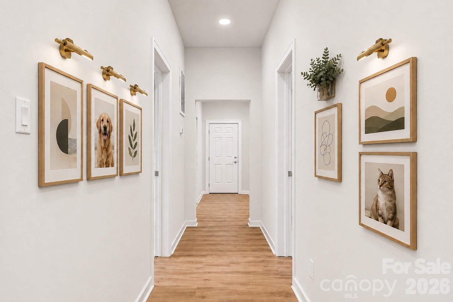 Hallway. Virtually staged - 104 1st Avenue, China Grove