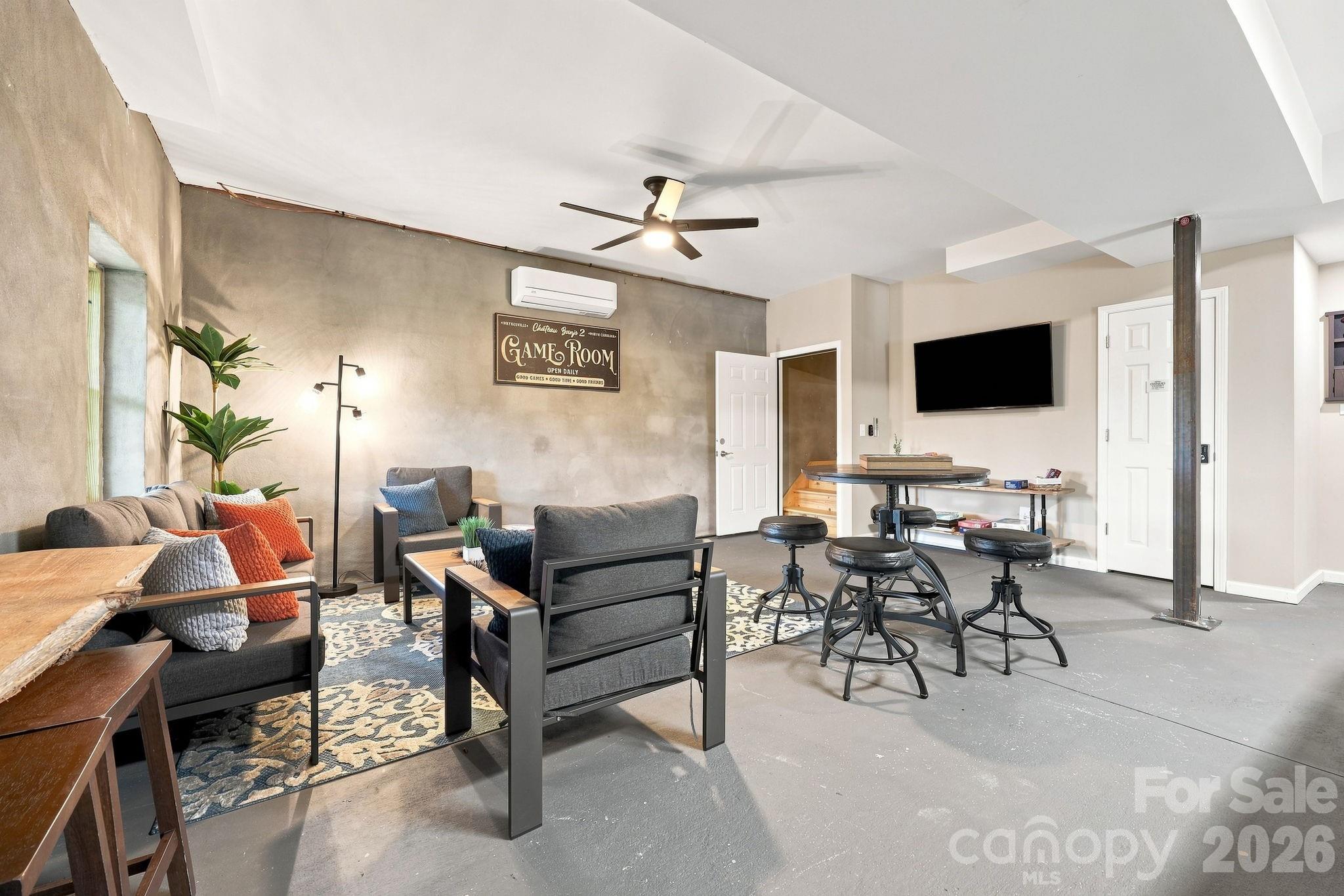 Finished basement - converted garage - 145 Banjo Lane, Waynesville