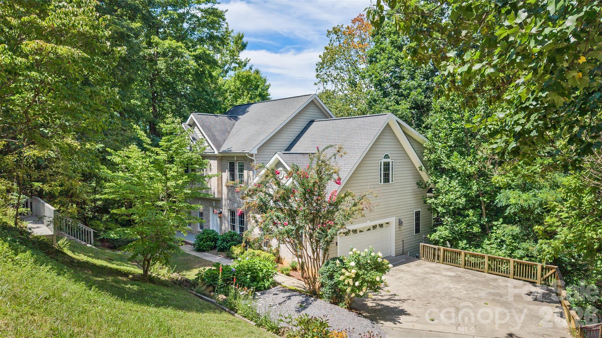 View from top of Driveway - 113 Ballantree Drive, Asheville