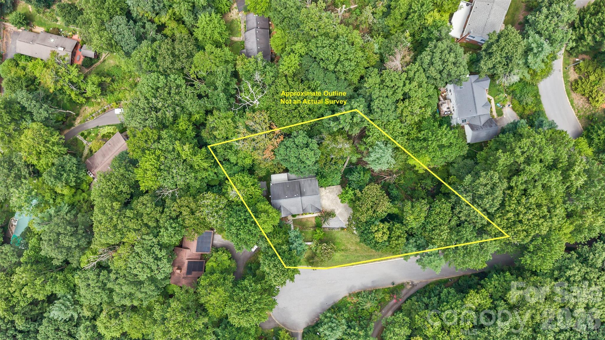 Approx Lot lines - 113 Ballantree Drive, Asheville