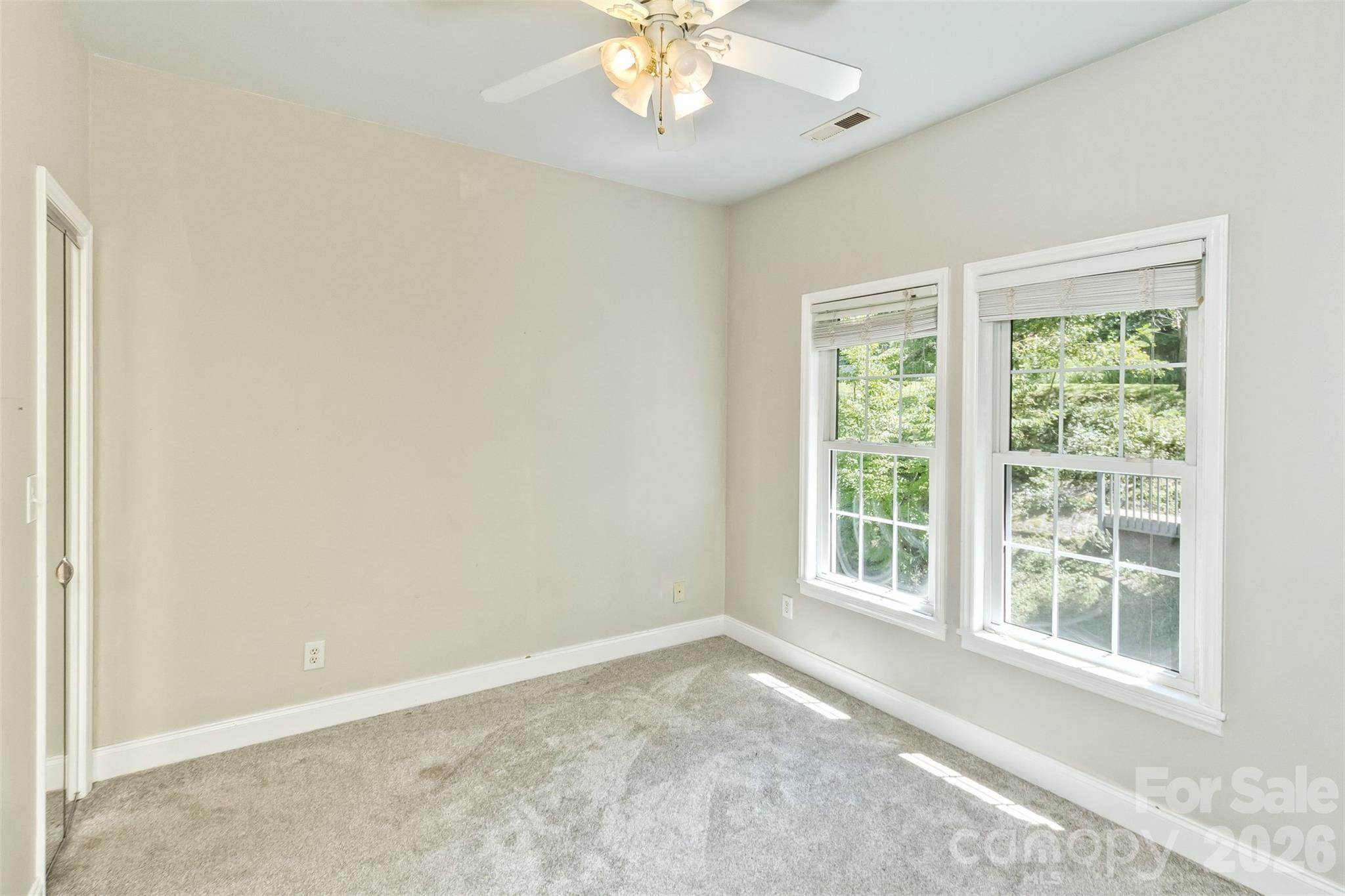 Bedroom #4 with walk in closet - 113 Ballantree Drive, Asheville