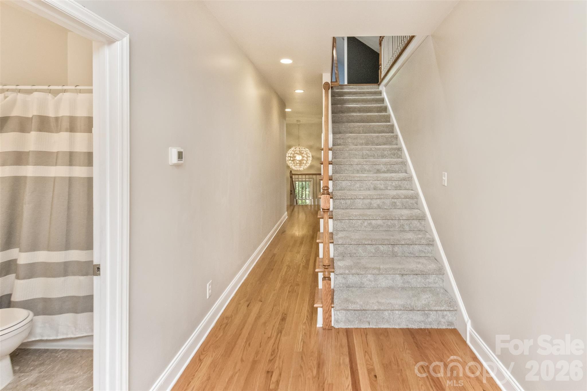 Stairs to third level - 113 Ballantree Drive, Asheville