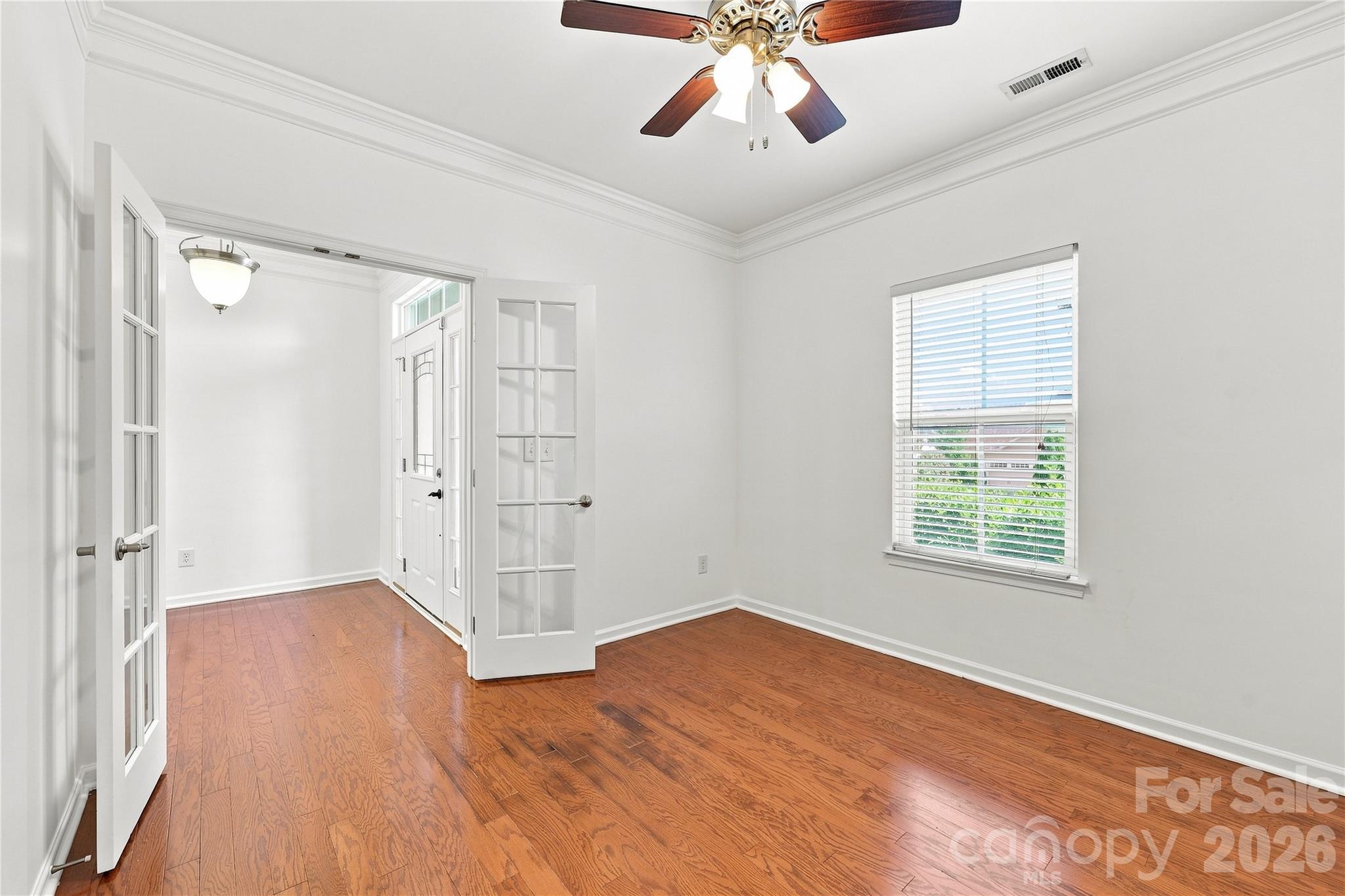 Front office with French doors - 593 Harrison Drive NW, Concord