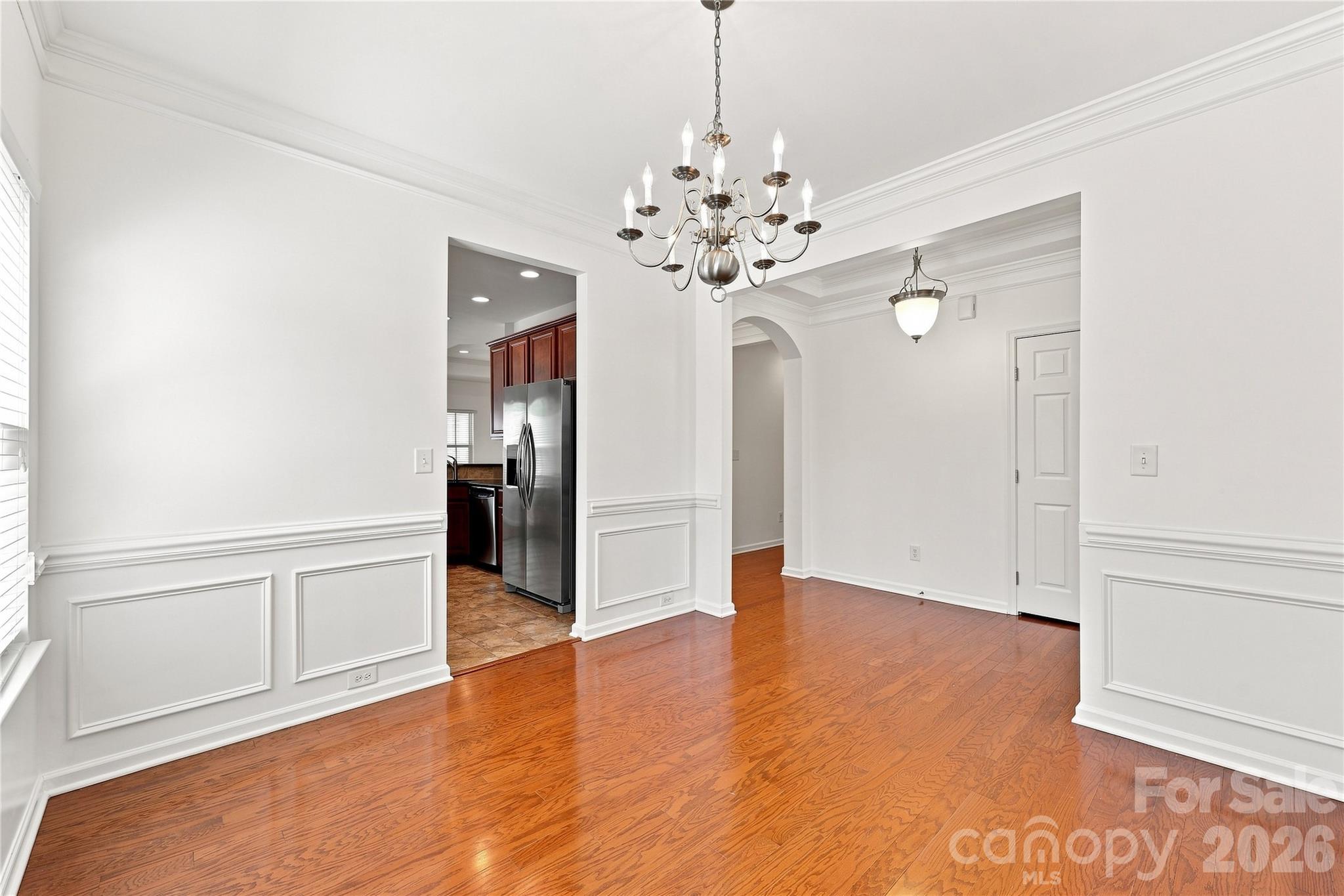 Formal dining room leading to the kitchen - 593 Harrison Drive NW, Concord