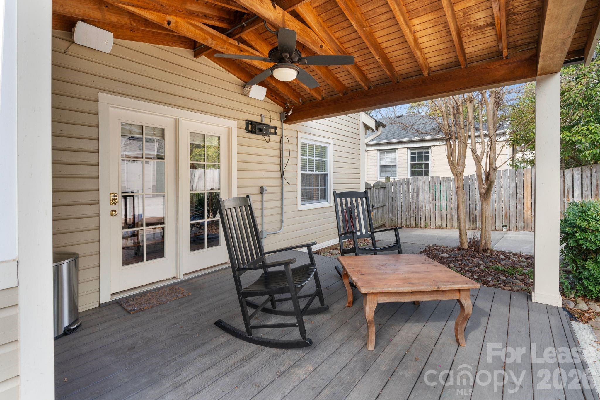 Back deck - 425 Tremont Avenue E, Charlotte