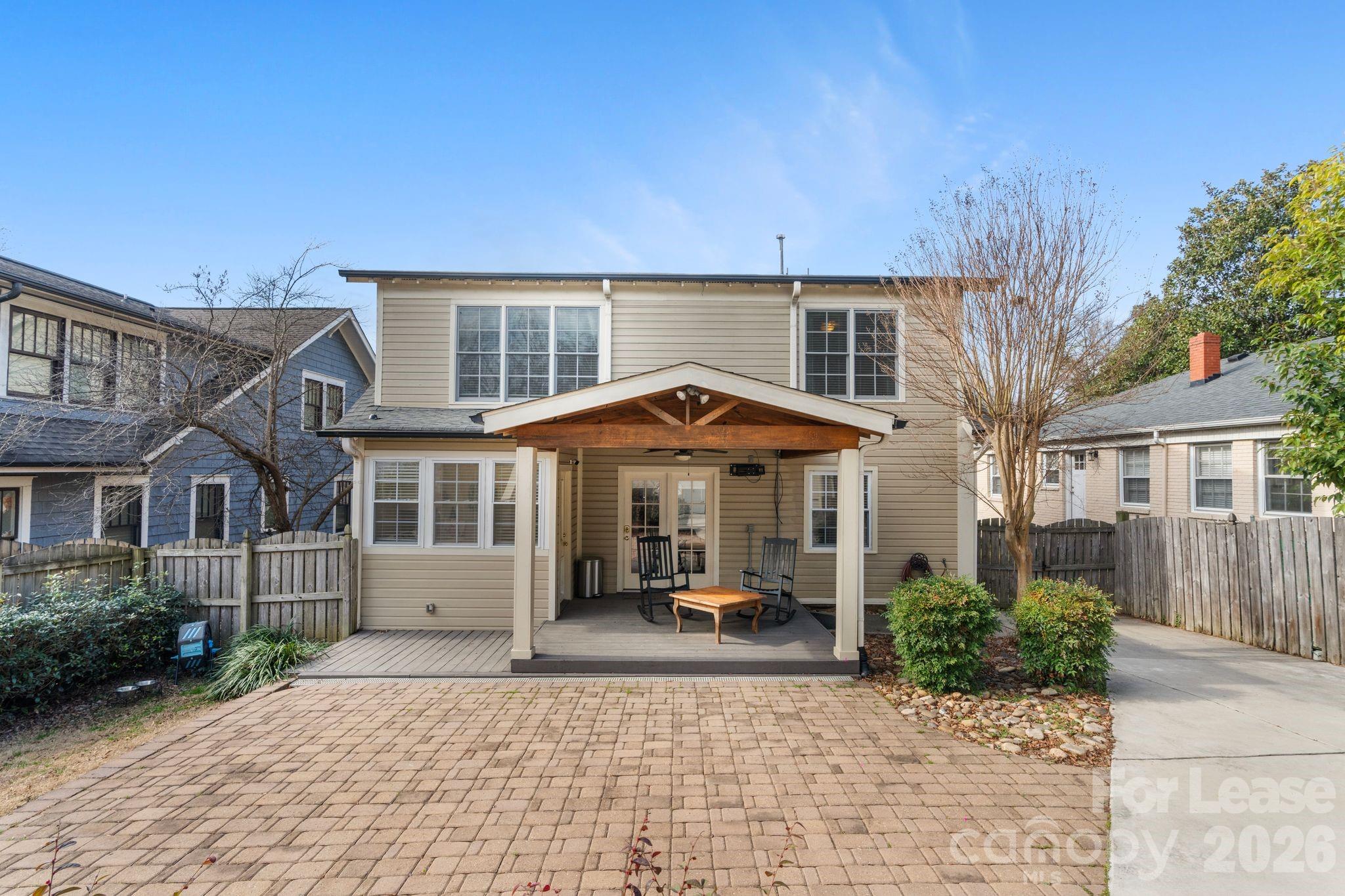 Back patio - 425 Tremont Avenue E, Charlotte