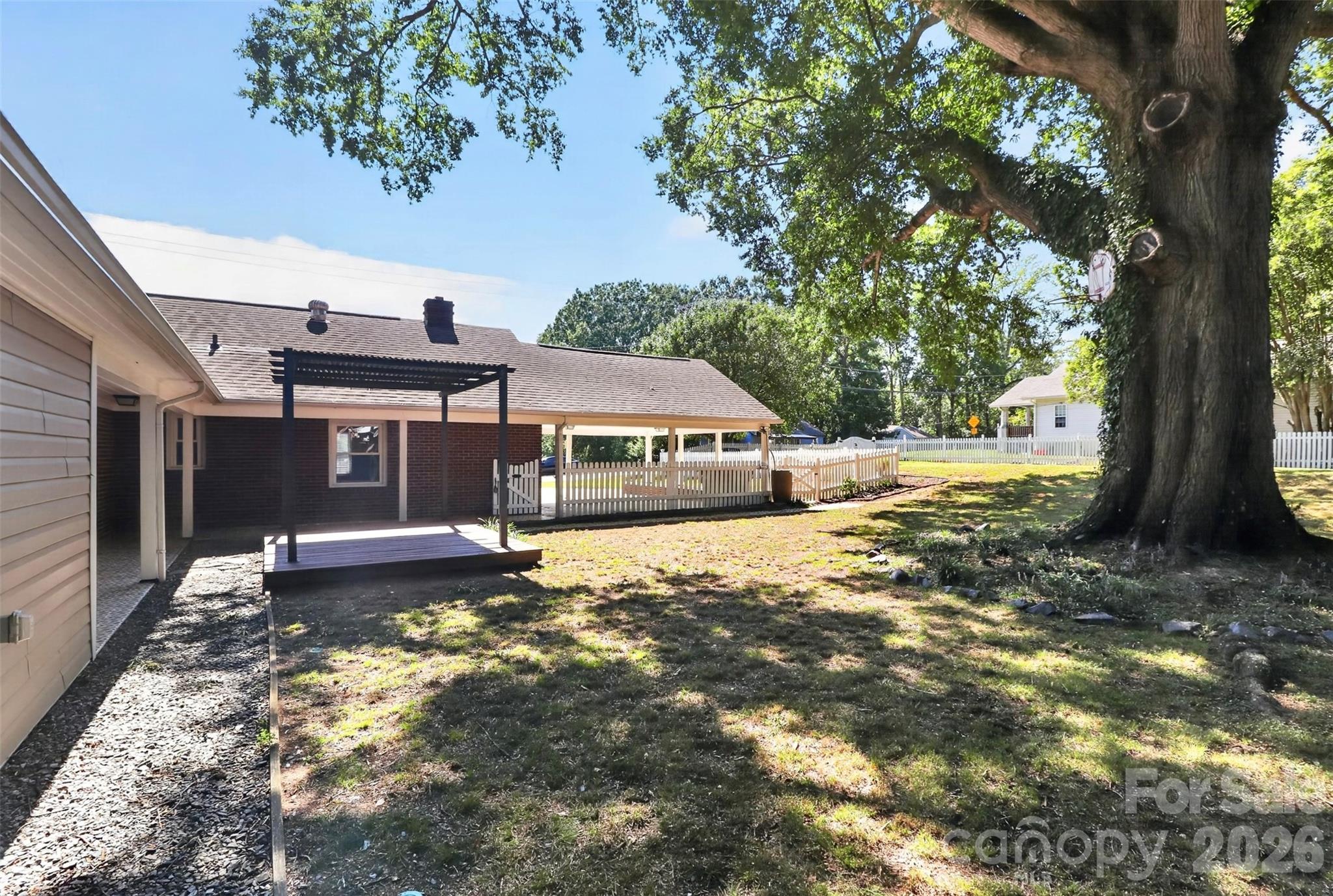 Backyard Pergola - 704 Lancaster Avenue, Monroe
