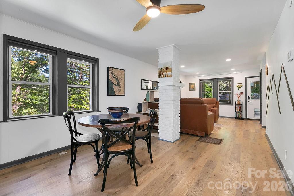 Dining Area - 354 King Road, Pisgah Forest