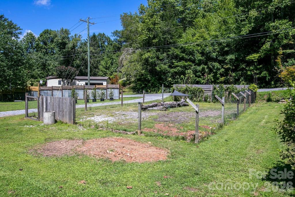 Fenced Area for Pets or Gardening - 354 King Road, Pisgah Forest
