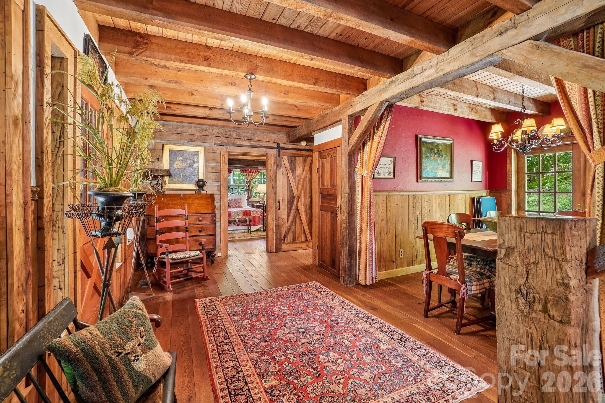 Exposed Beams Throughout - 311 Wonderly Lane, Mars Hill