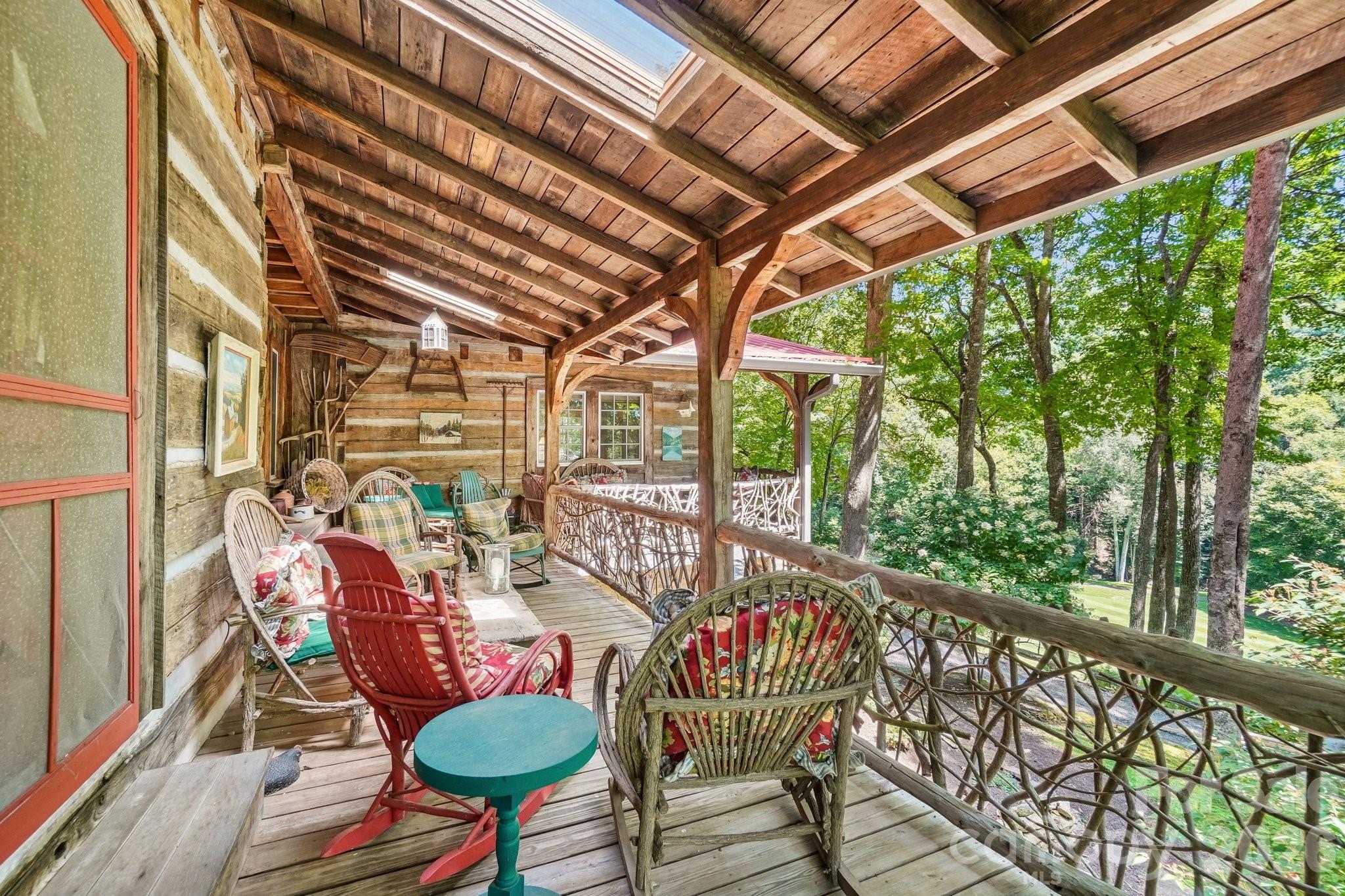 Covered Porch Off Great Room - 311 Wonderly Lane, Mars Hill