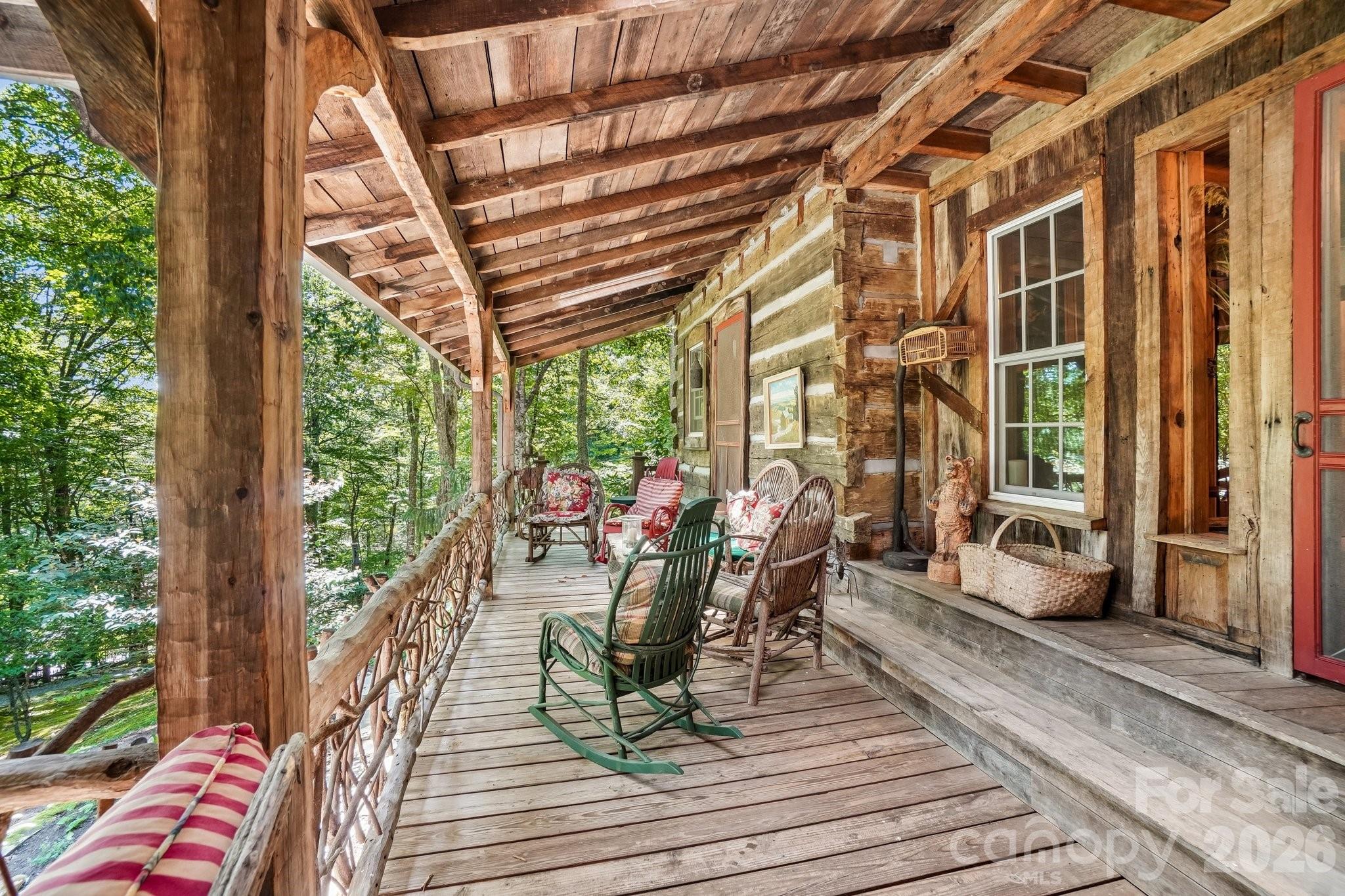 Covered Porch Off Great Room - 311 Wonderly Lane, Mars Hill