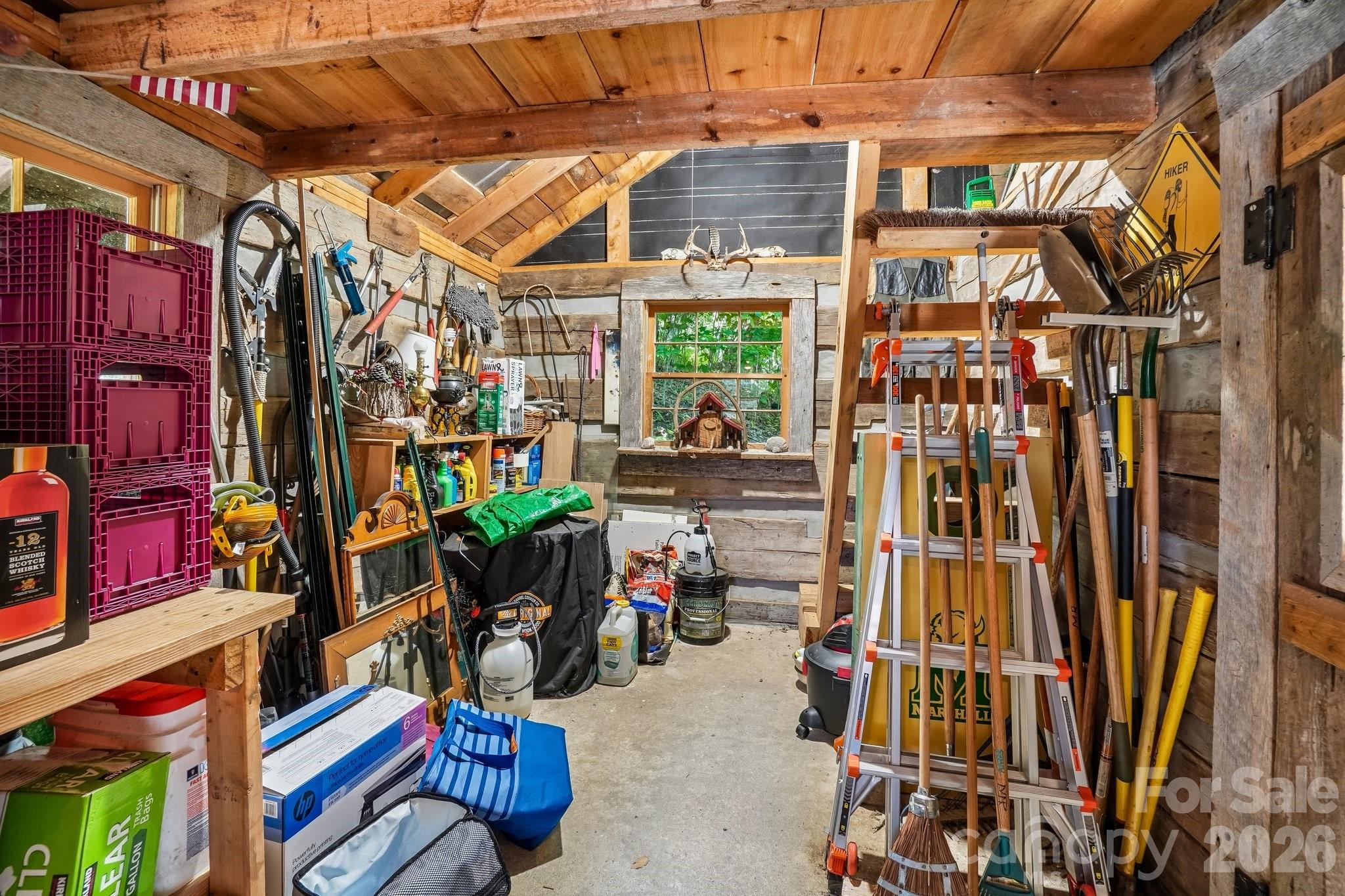 Workshop Interior - 311 Wonderly Lane, Mars Hill