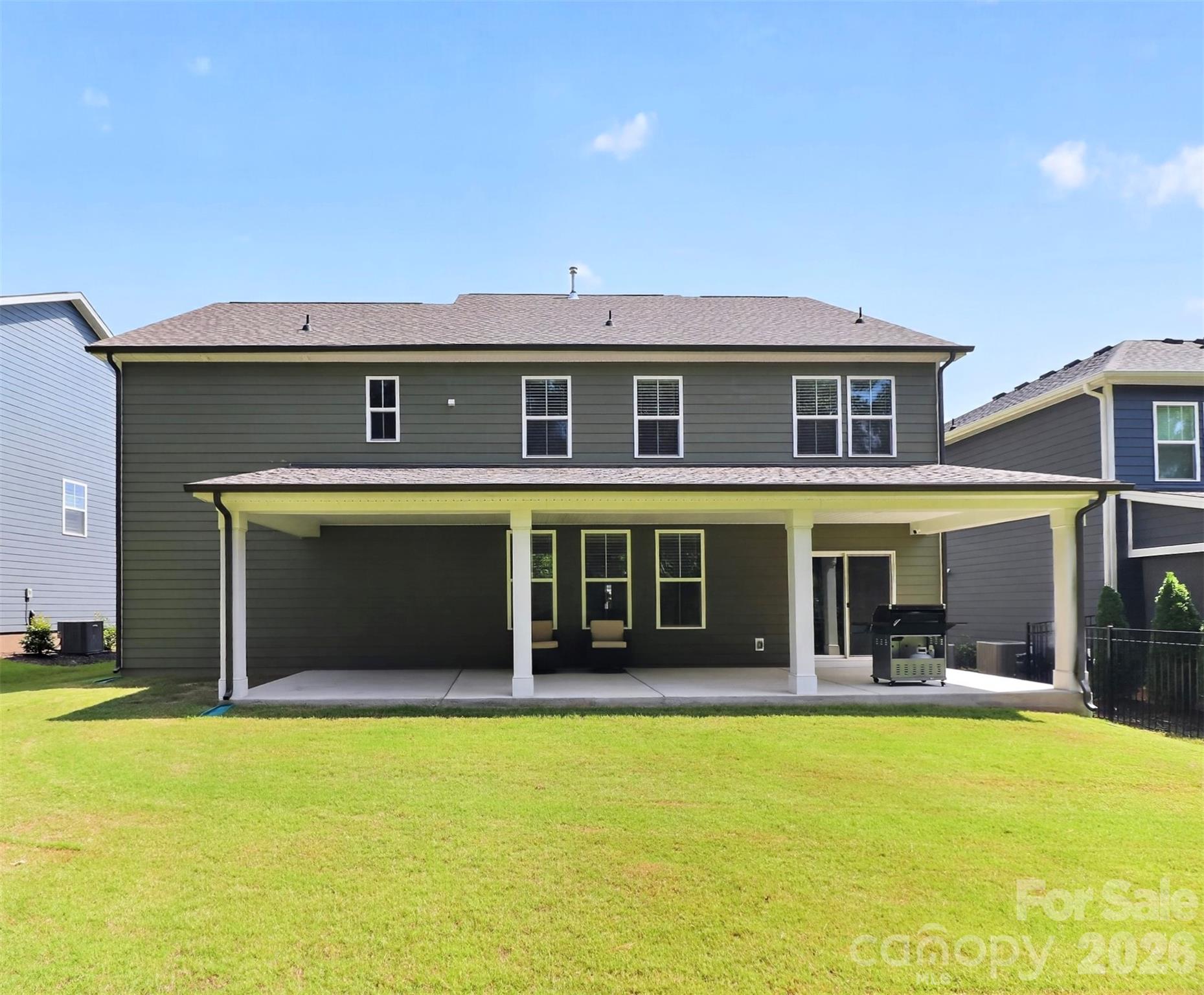 Rear covered patio - 235 Supernova Drive, York