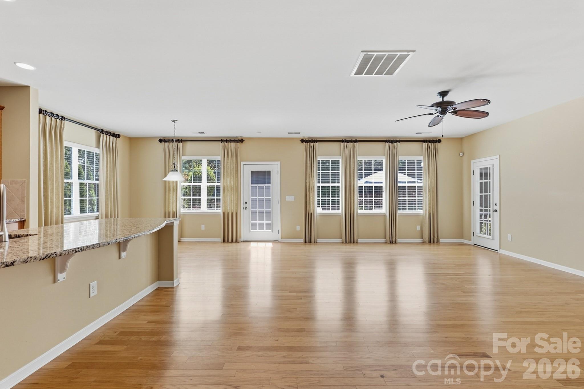 Open great room with gas fireplace - 4043 Perth Road, Indian Land