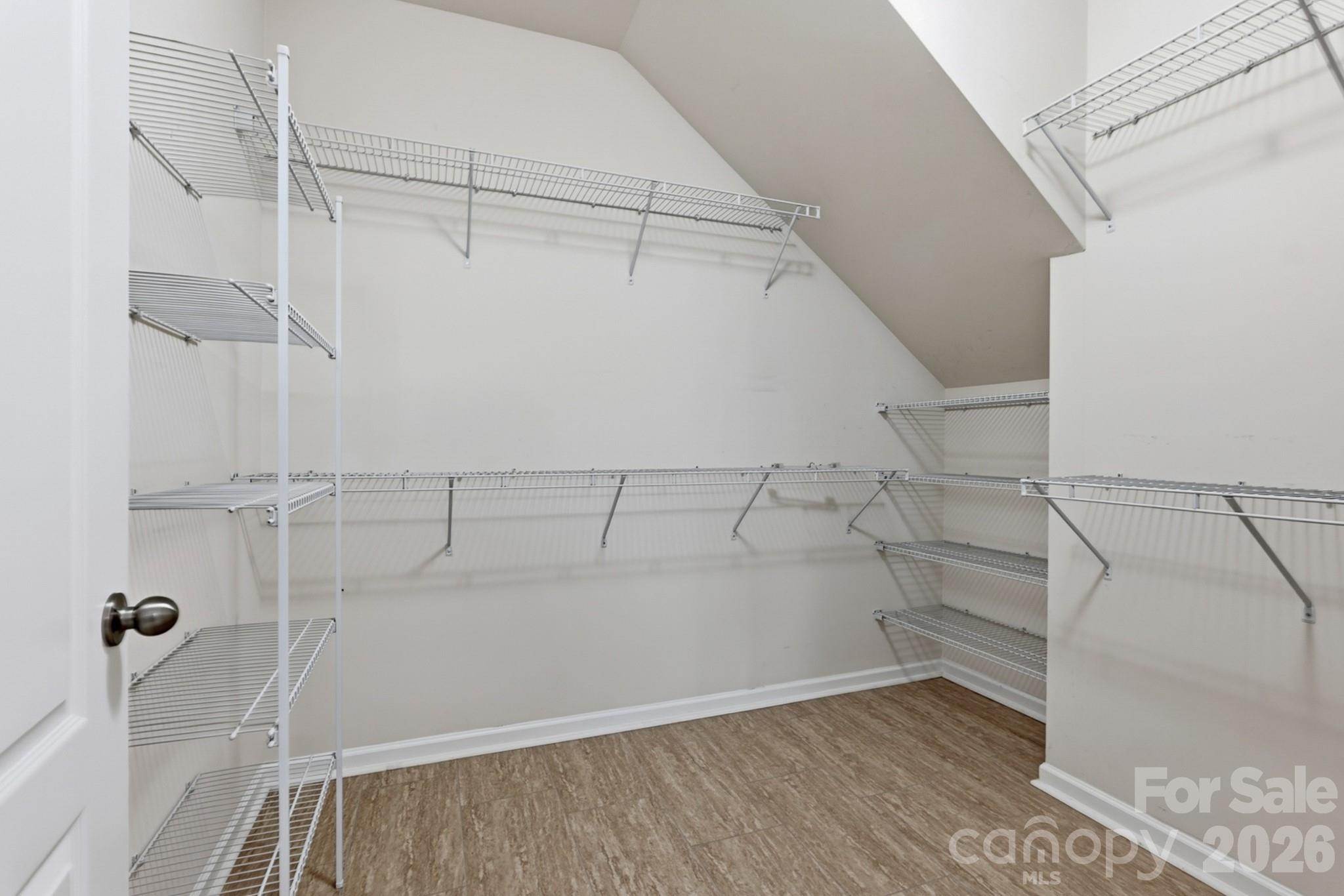 Primary walk-in closest with additional shelving - 4043 Perth Road, Indian Land