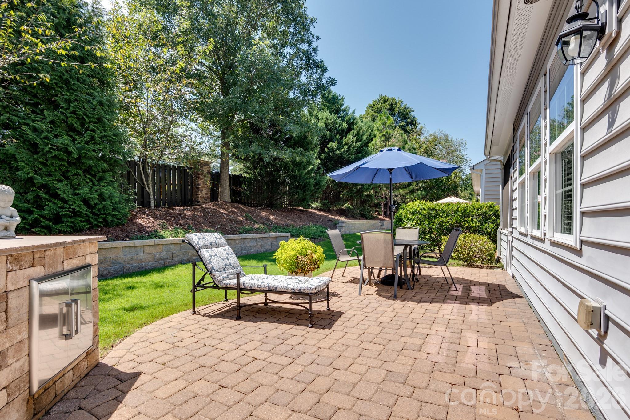 Extended paver patio - 4043 Perth Road, Indian Land