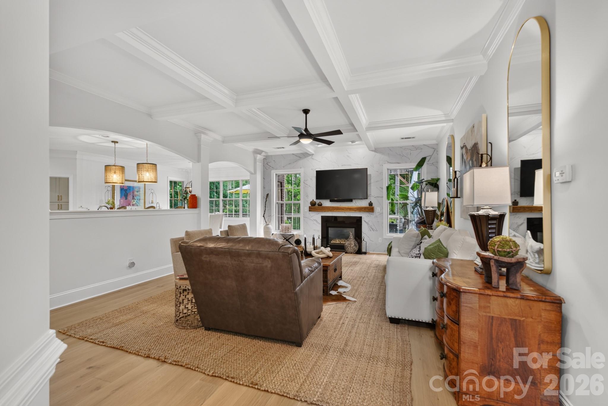 Natural light in LR - 725 Fawns Glen Place, Lake Wylie