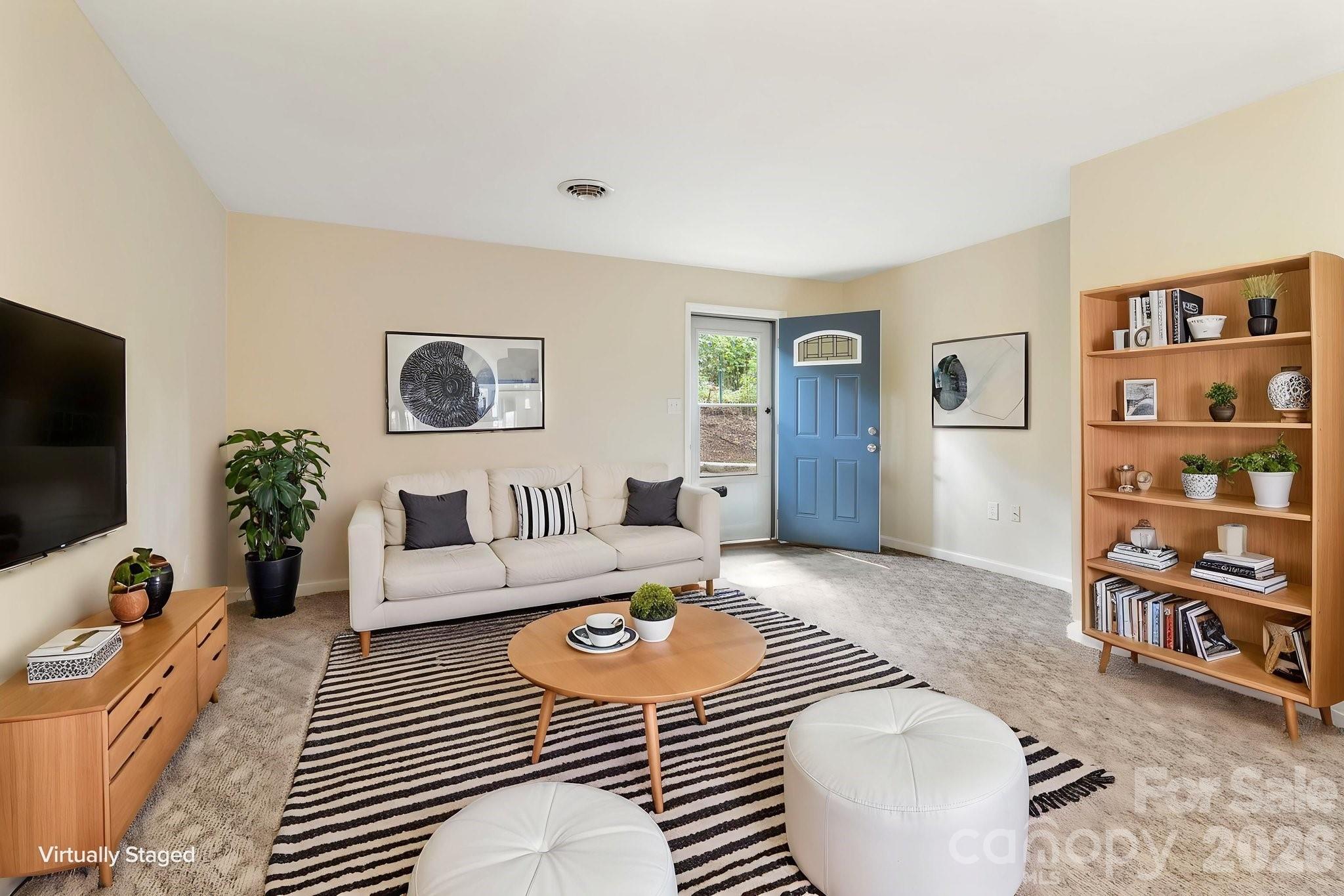 Virtually Staged, Unit B - 575 Sand Hill Road, Asheville