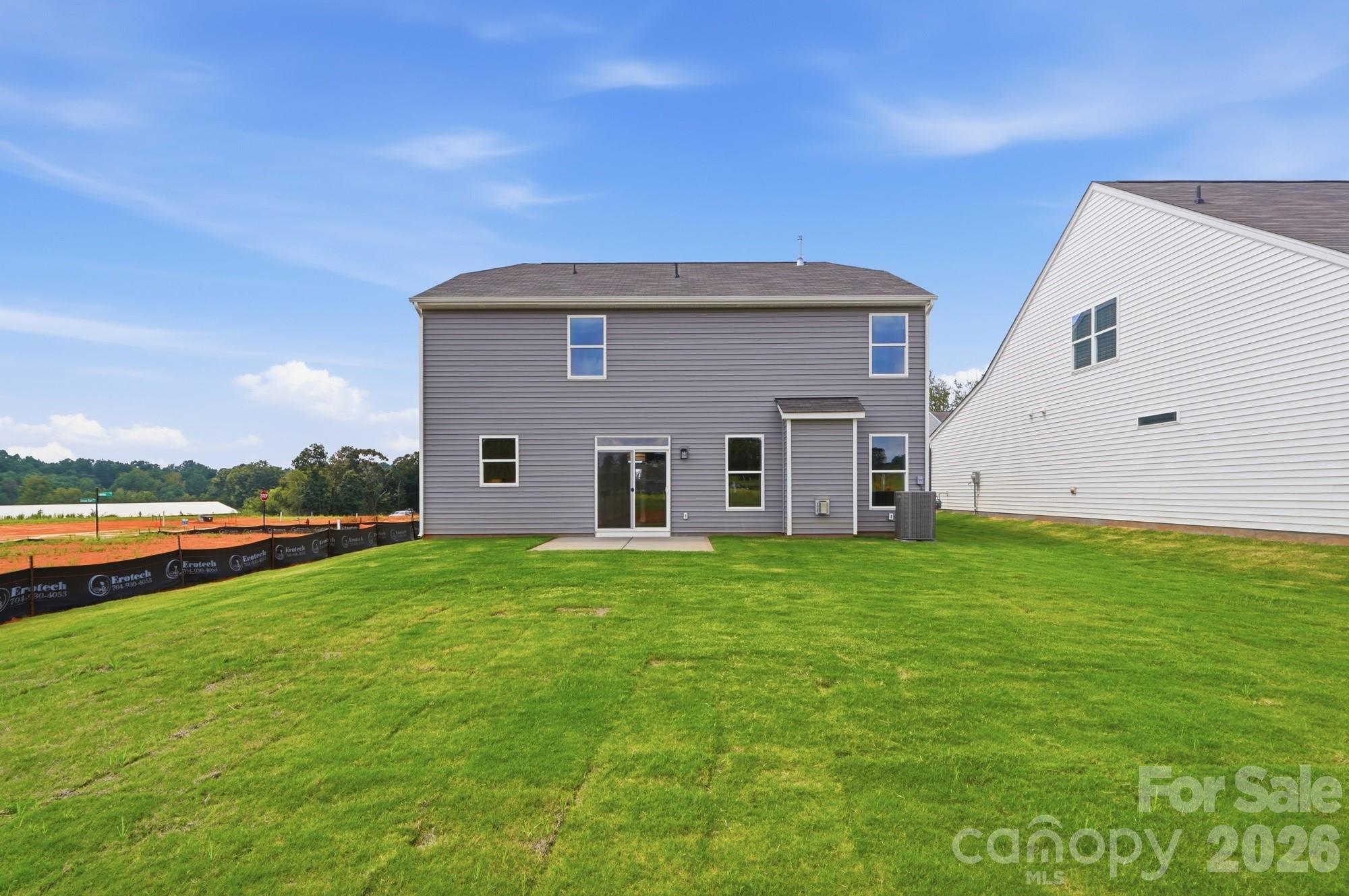 Rear of home - 124 Swing Lane, Troutman