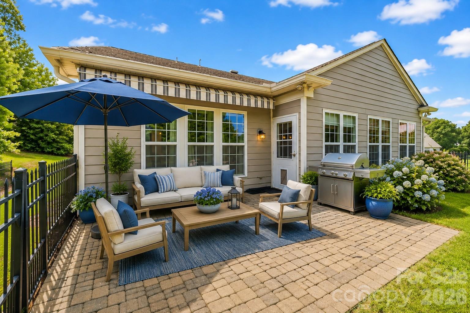 Private fenced patio - 37421 Mandrake Court, Indian Land