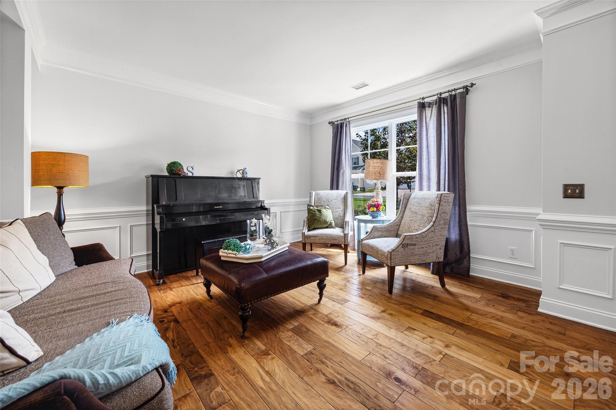 Living room area at entrance - 1037 Fleming Lane, Matthews