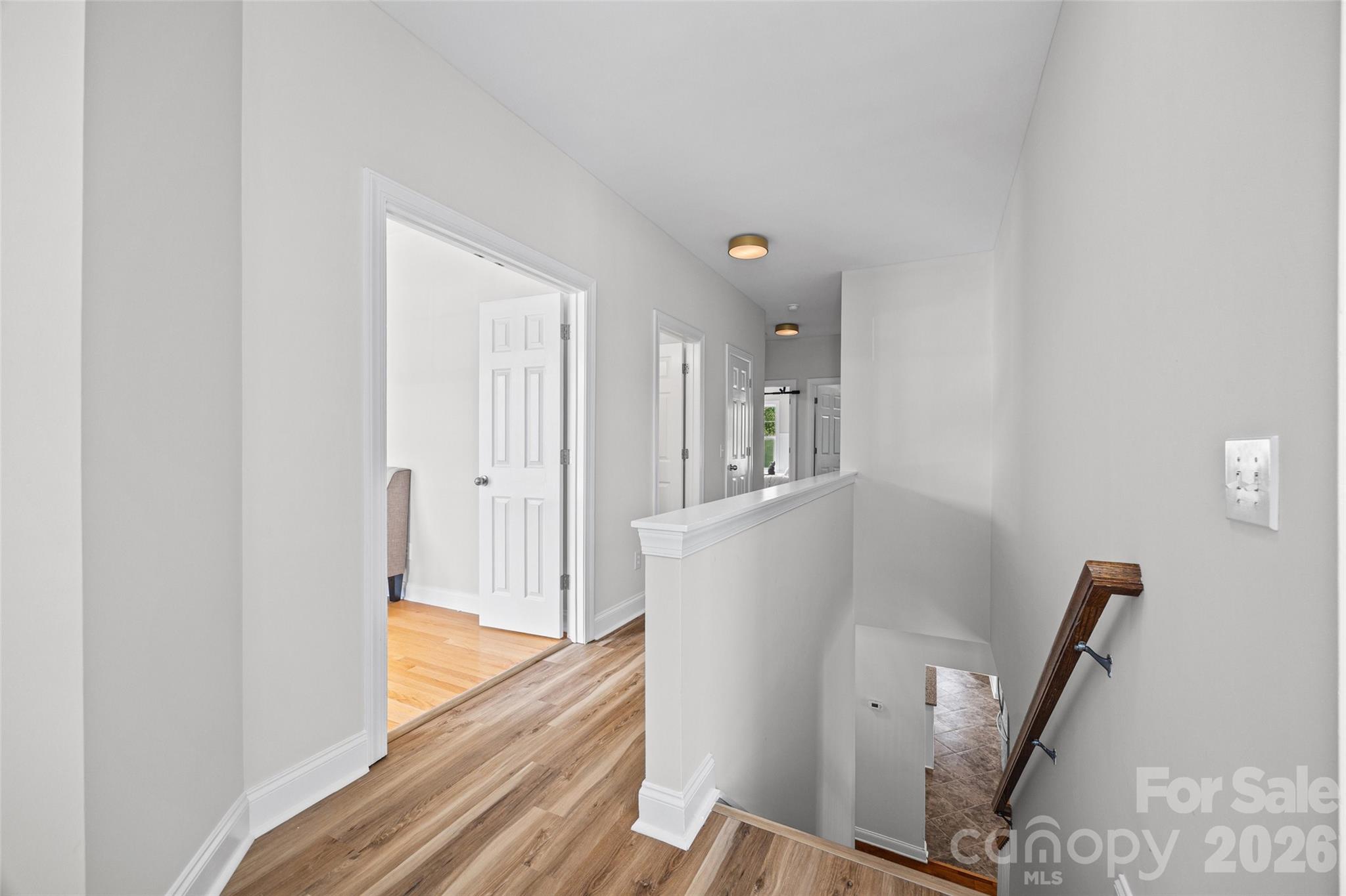 New LVP flooring in main areas and bedrooms upstairs - 1037 Fleming Lane, Matthews