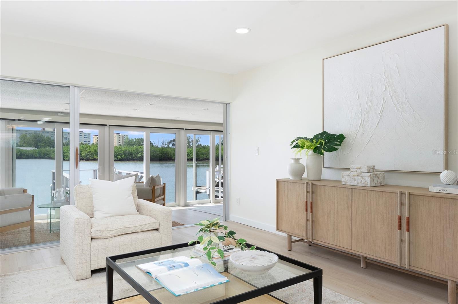 View from your Comtemporary Living Areas - 382 BOCA CIEGA POINT BLVD S, ST PETERSBURG