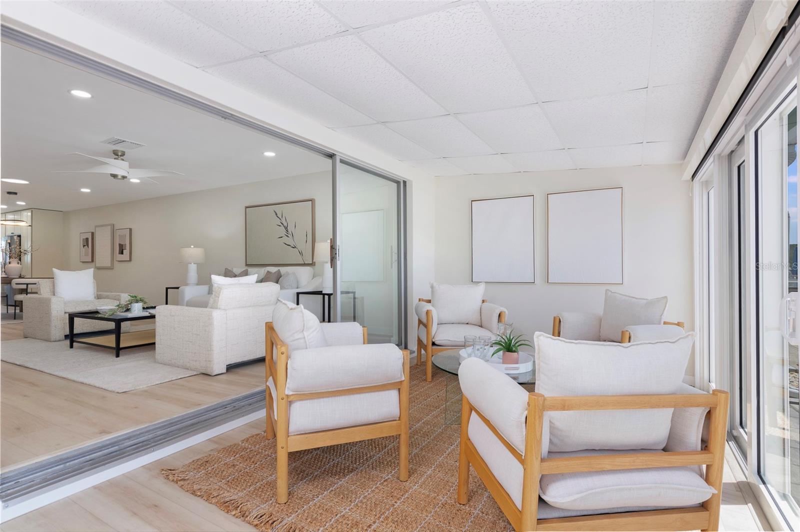 Flex Florida Room another area for your entertaining! - 382 BOCA CIEGA POINT BLVD S, ST PETERSBURG