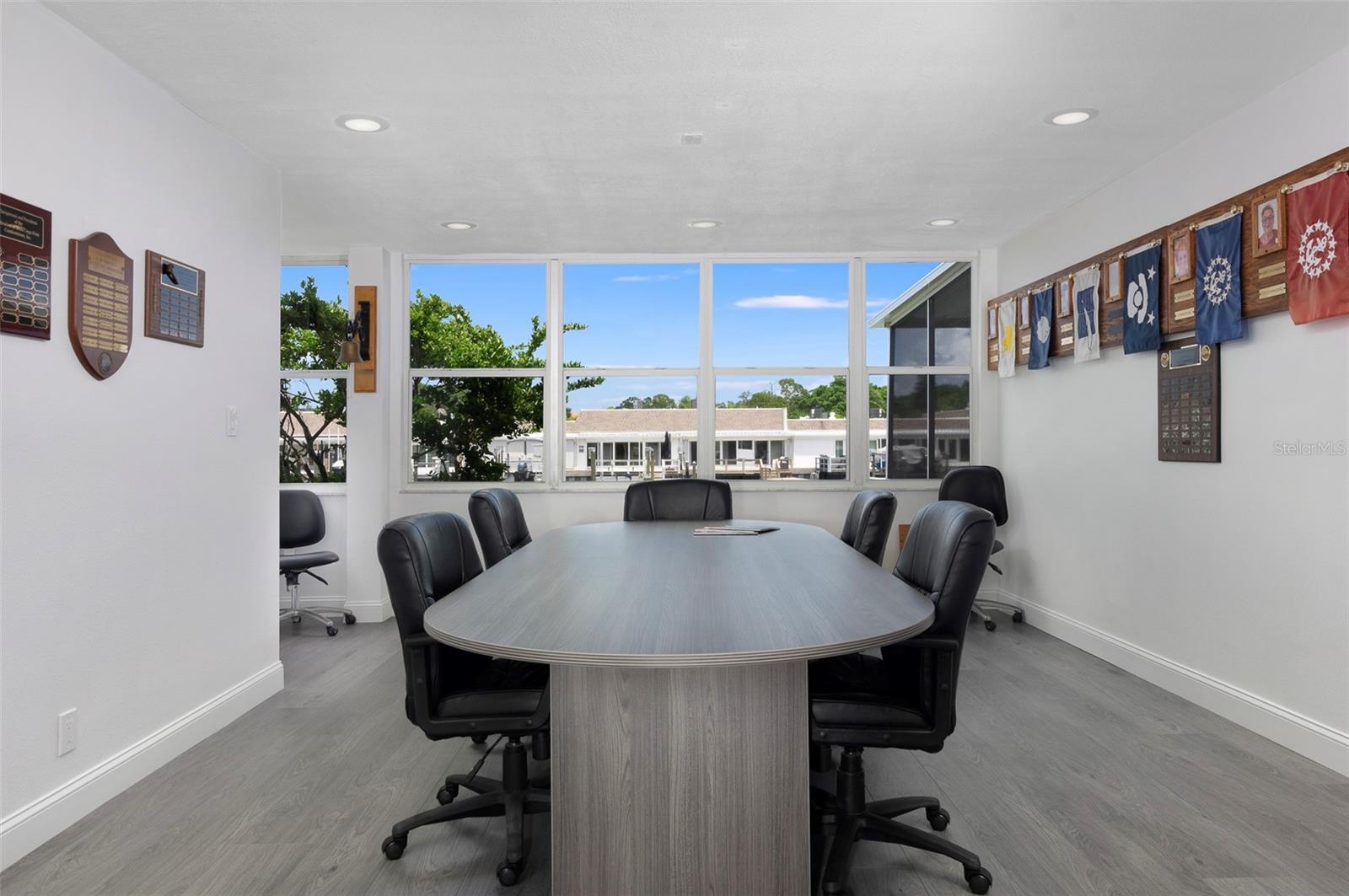 The community has 2 clubhouses. All have been renovated. This is one of the many areas where you can hold meetings. This Clubhouse is right on the water. - 382 BOCA CIEGA POINT BLVD S, ST PETERSBURG
