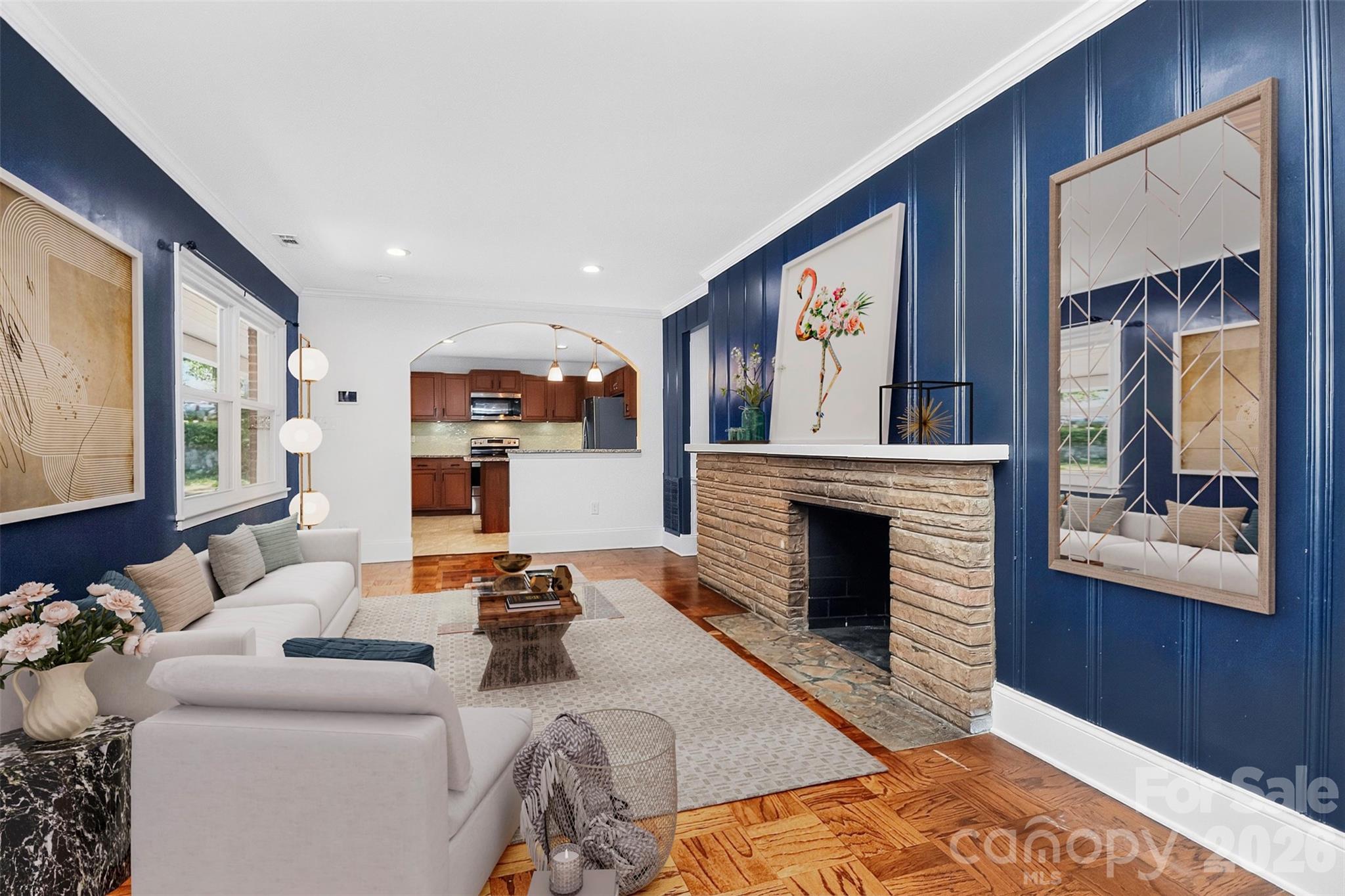 Virtually Staged - Second Sitting Room - 704 Lancaster Avenue, Monroe