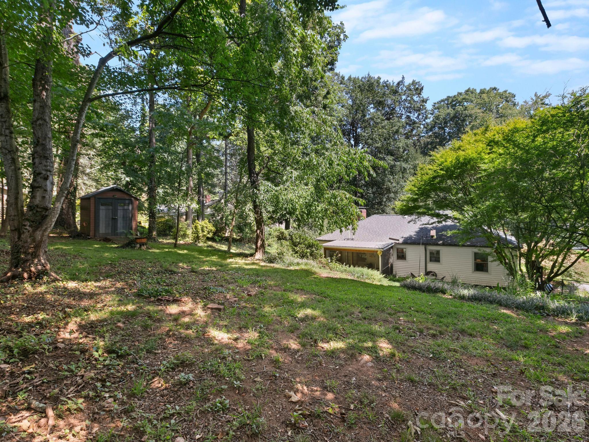 View from Corner of Property and Shed included - 28 Arthur Road, Asheville