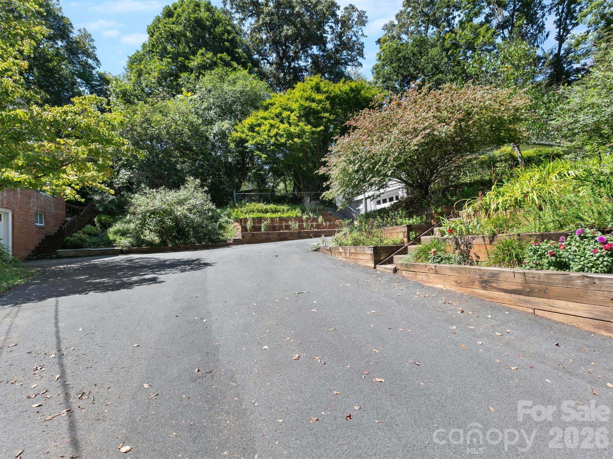 Driving Home and Up the Shared Driveway - 28 Arthur Road, Asheville