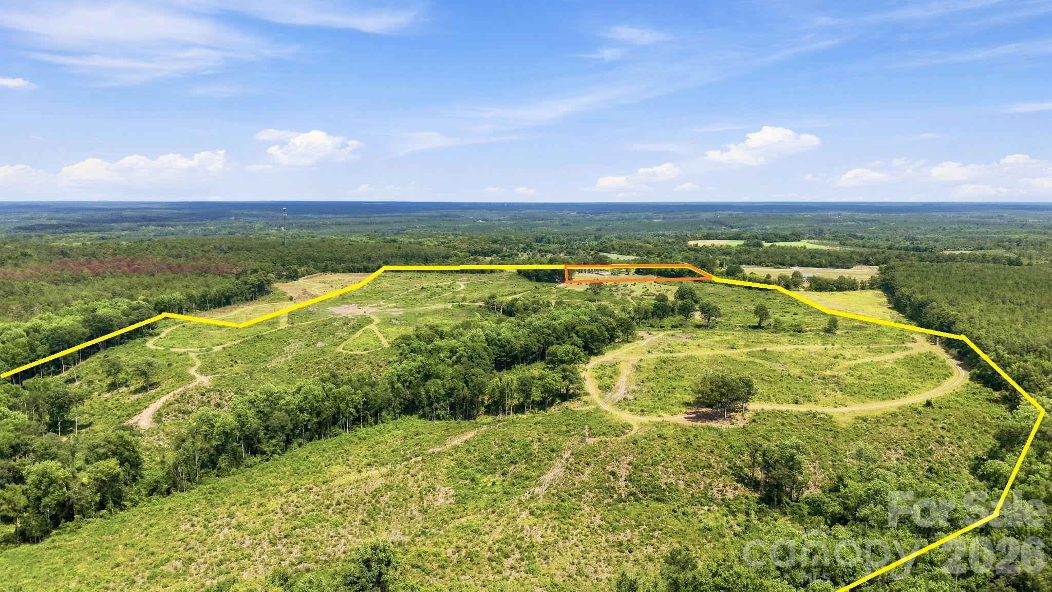 5.4+/- acre homesite outlined in orange can be purchased for an additional price. All property lines are approximate. - 01 Old Cheraw Highway, Rockingham