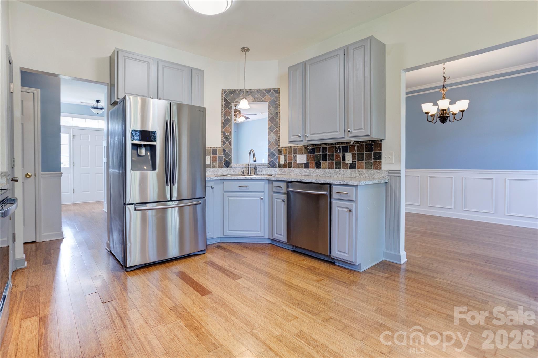Open space looks to the family room - 4296 Deacon Court SW, Concord