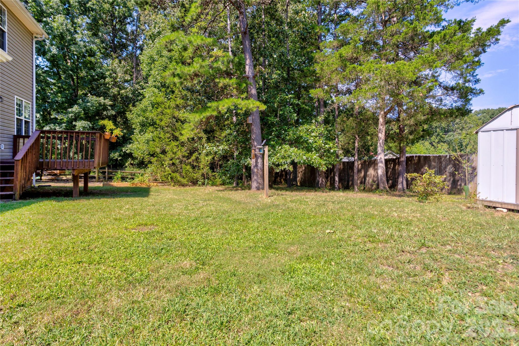 Spacious back level yard - 4296 Deacon Court SW, Concord