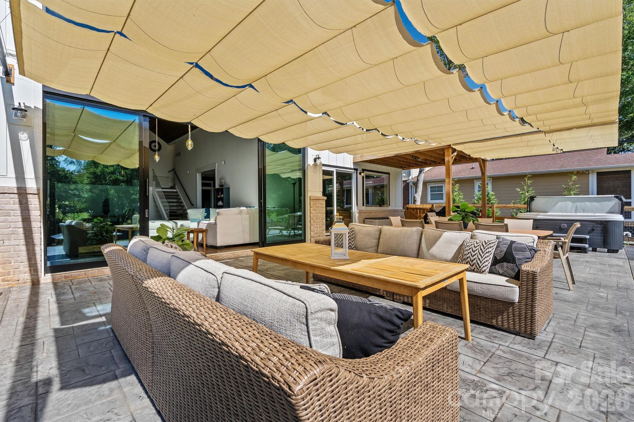 Patio off great room and game room! - 7834 Green Cove Court, Denver