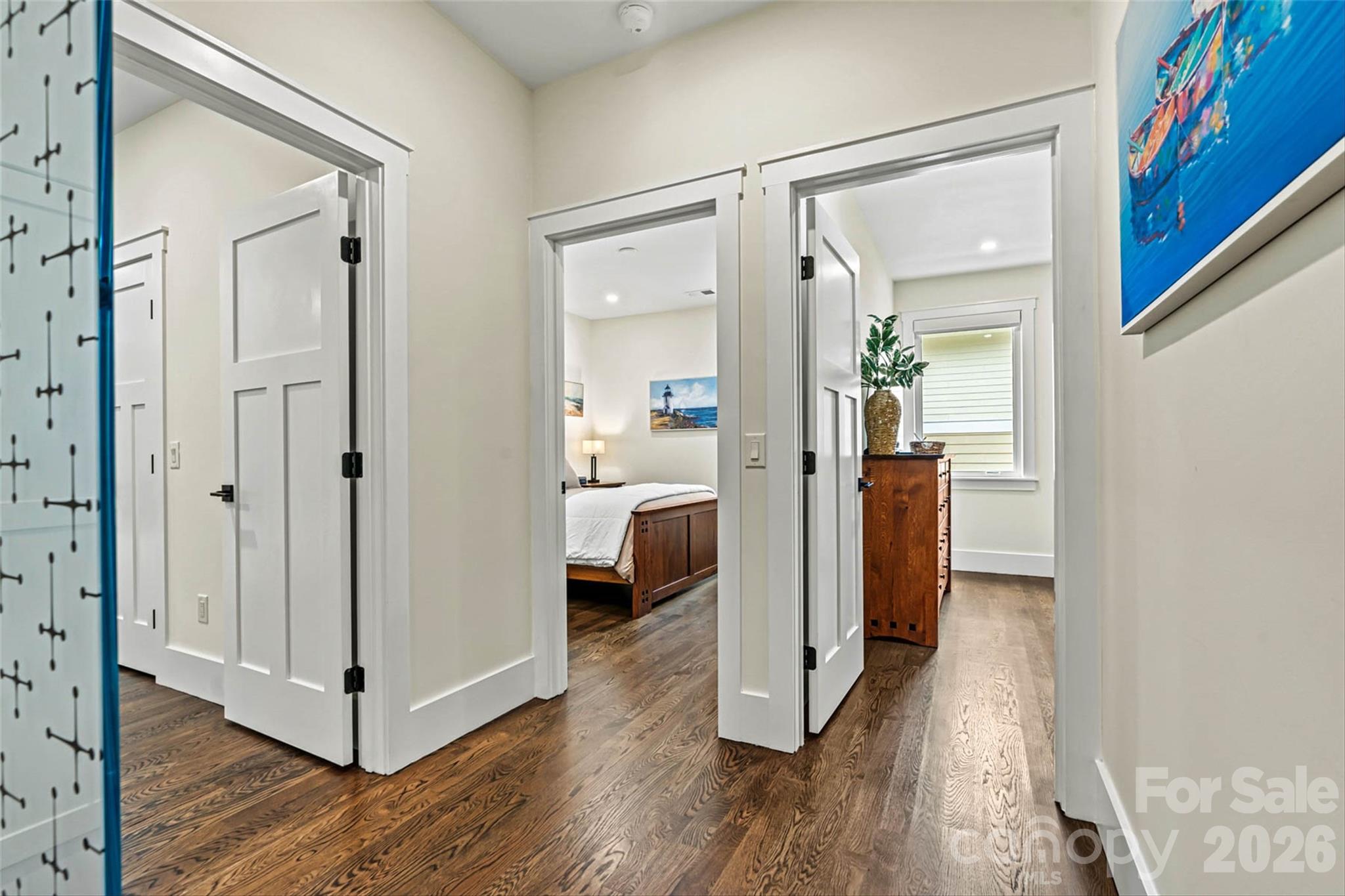 Main floor hall to 3 beds and 2 baths - 7834 Green Cove Court, Denver