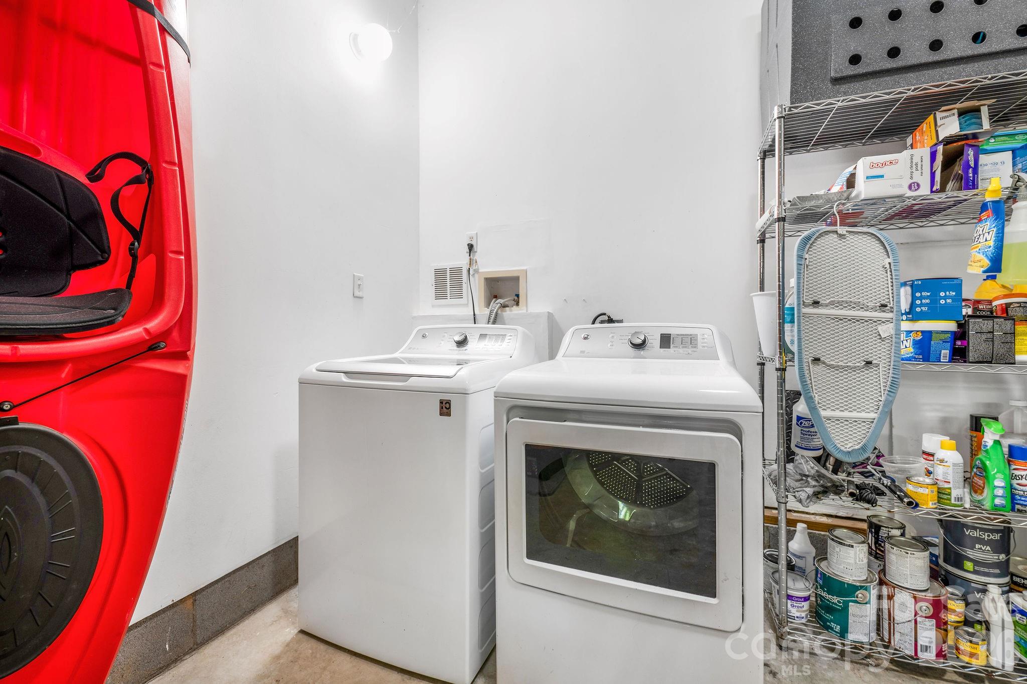 washer/dryer hookups - 19 Oakcrest Place, Asheville