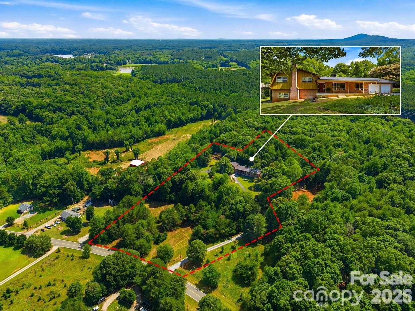 Enjoy 5+ acres of privacy, tall hardwoods, and established muscadine vines with plenty of garden space. - 2619 Hopewell Church Road, Sherrills Ford
