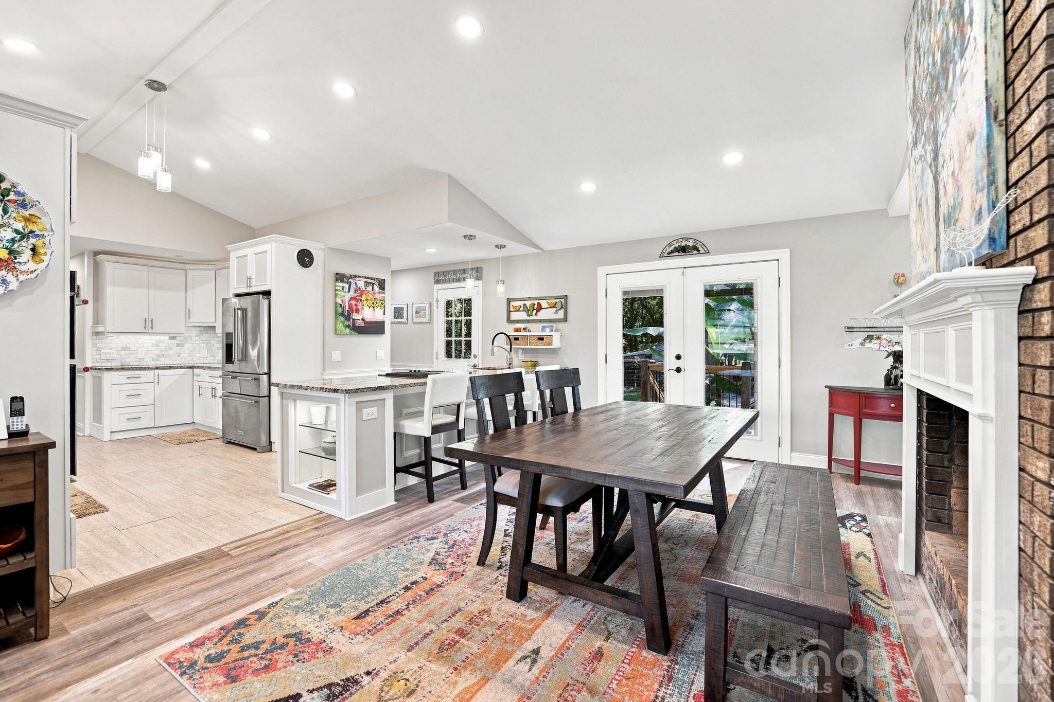 Dining Area/Kitchen - 205 Dornoch Drive, Matthews