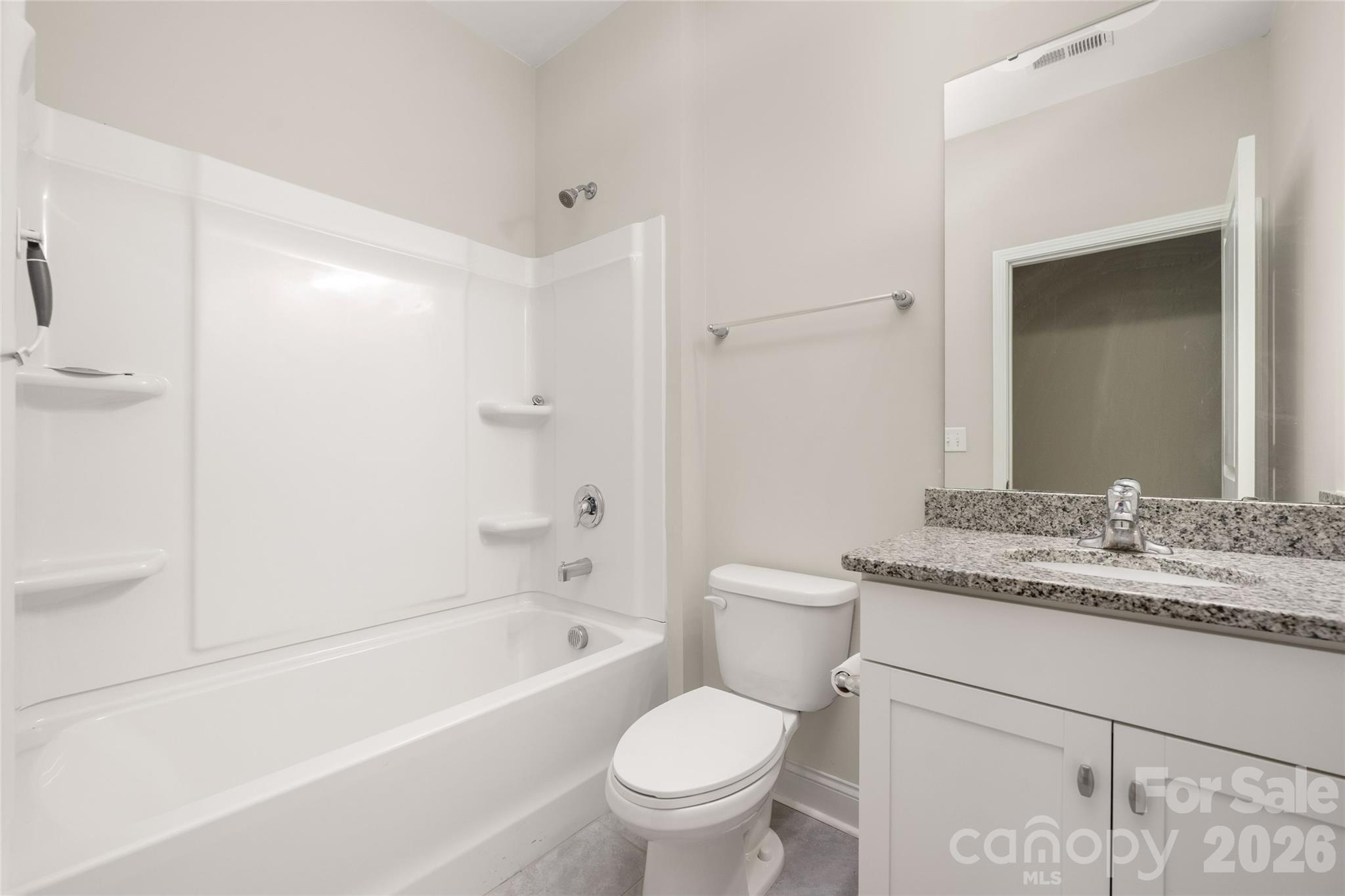 Downstairs full bathroom - 144 Chance Road, Mooresville